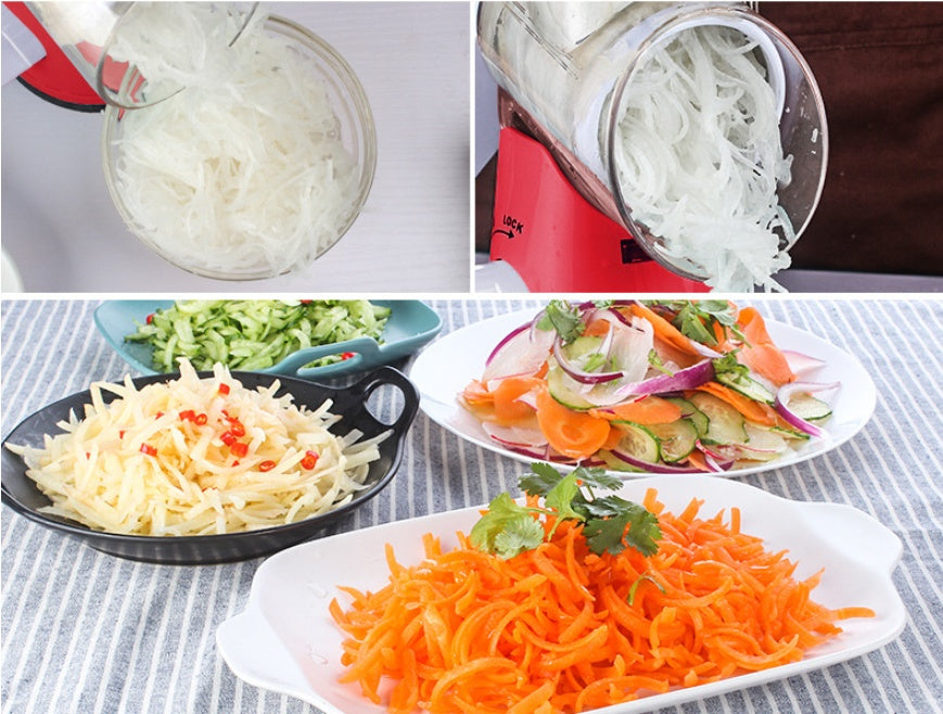Multifunctional Round Potato Slicer Vegetable Cutter
