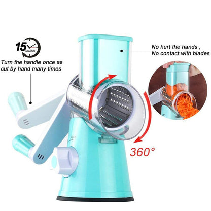 Multifunctional Round Potato Slicer Vegetable Cutter