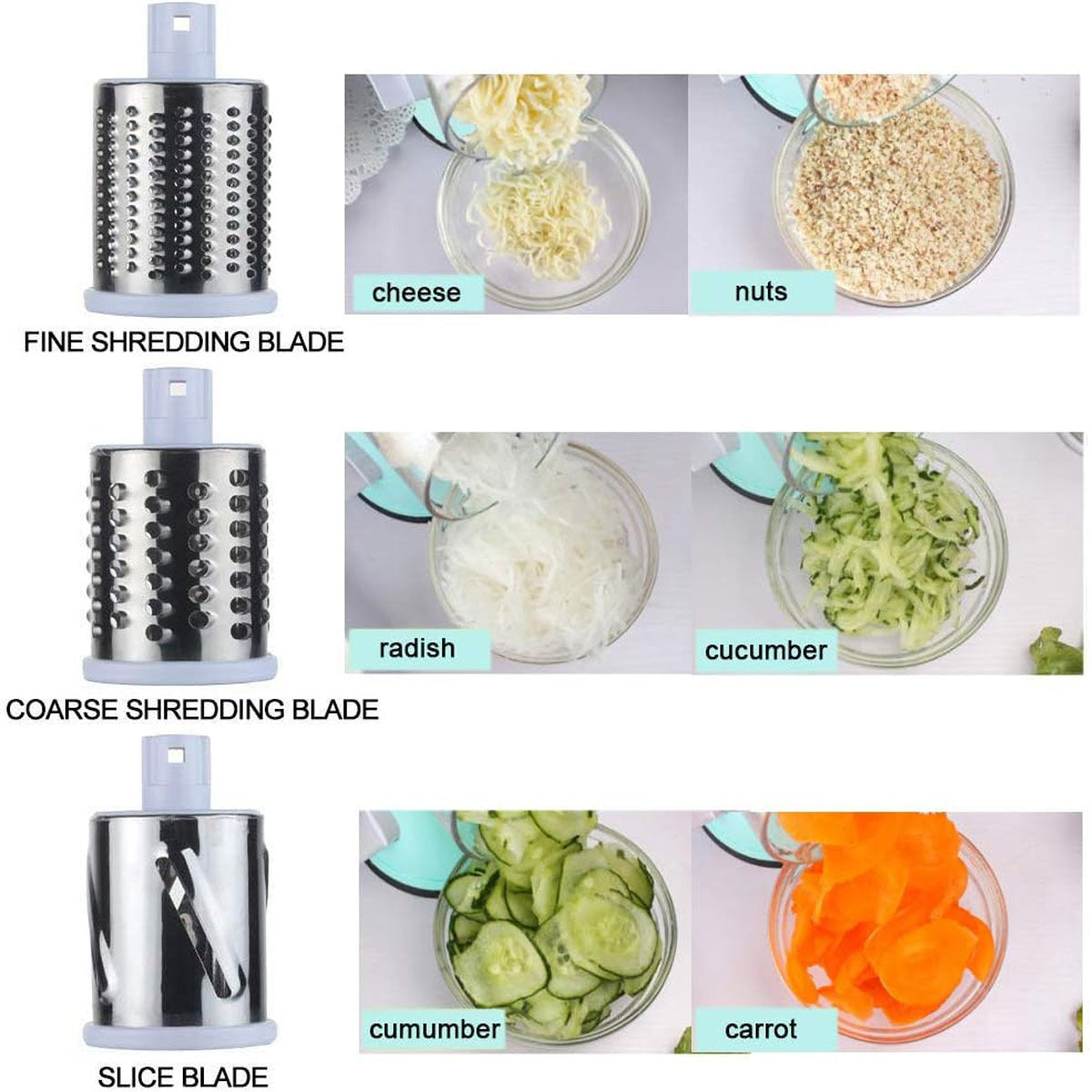 Multifunctional Round Potato Slicer Vegetable Cutter