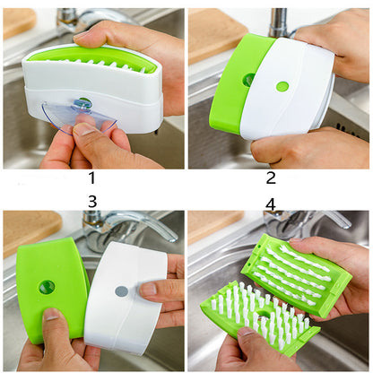 Creative Kitchen Knife And Fork Chopsticks Cleaning Brush